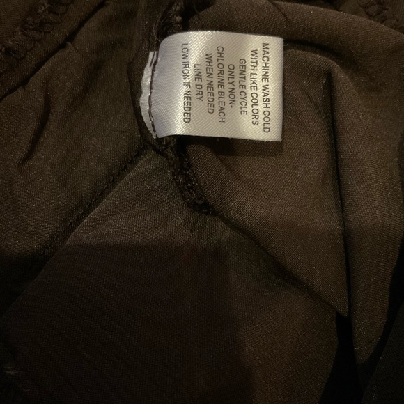 Classic Brown Spandex Blend Women's XL Pants - Picture 9 of 9